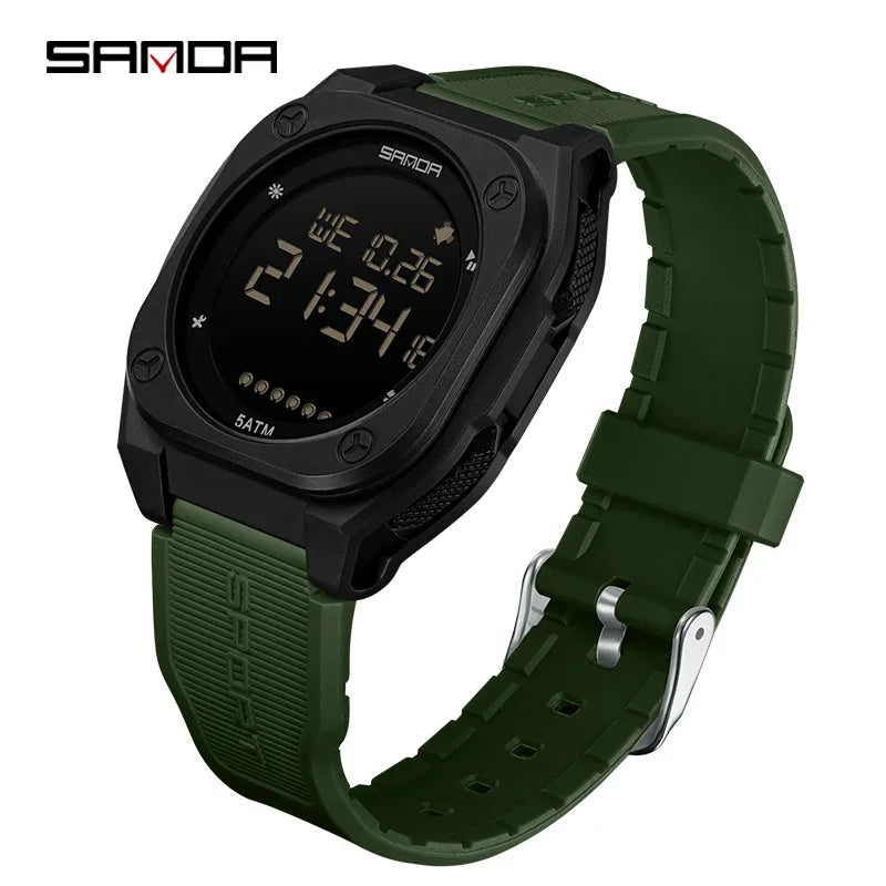 SANDA New Fashion Men Electronic Watch