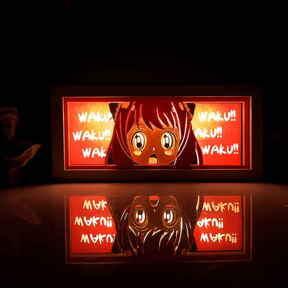 Anime Shadow Box Night Light