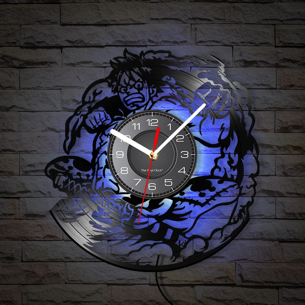 Luffy Vinyl Wall-mounted Clock