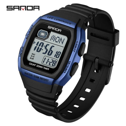 SANDA New Fashion Youth Electronic Watch