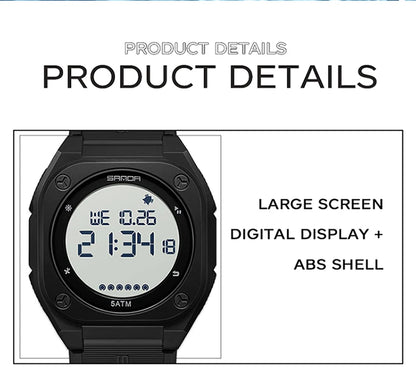 SANDA New Fashion Men Electronic Watch