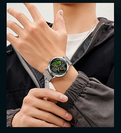 SANDA Spinning Car Rim Watch