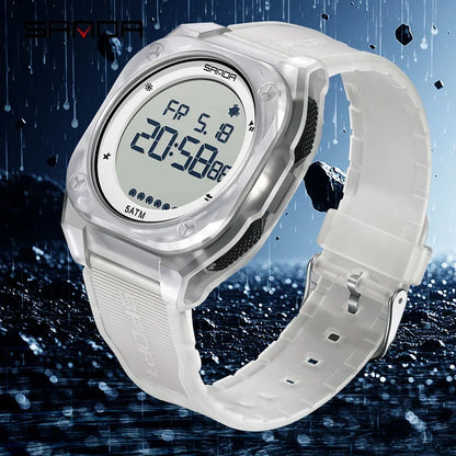 SANDA New Fashion Men Electronic Watch
