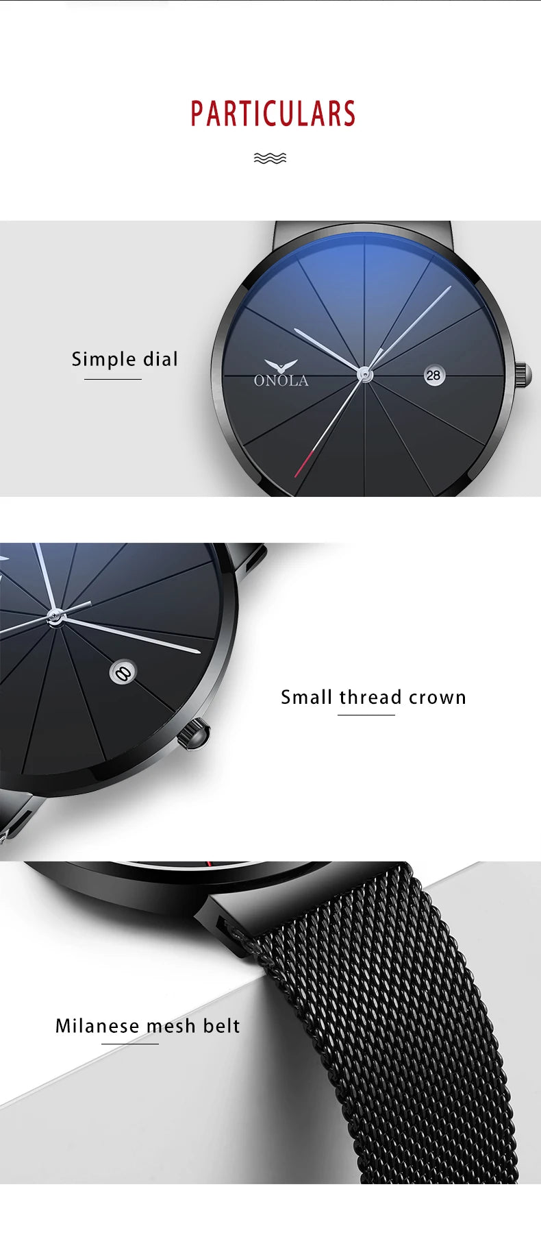 ONOLA brand simple watches