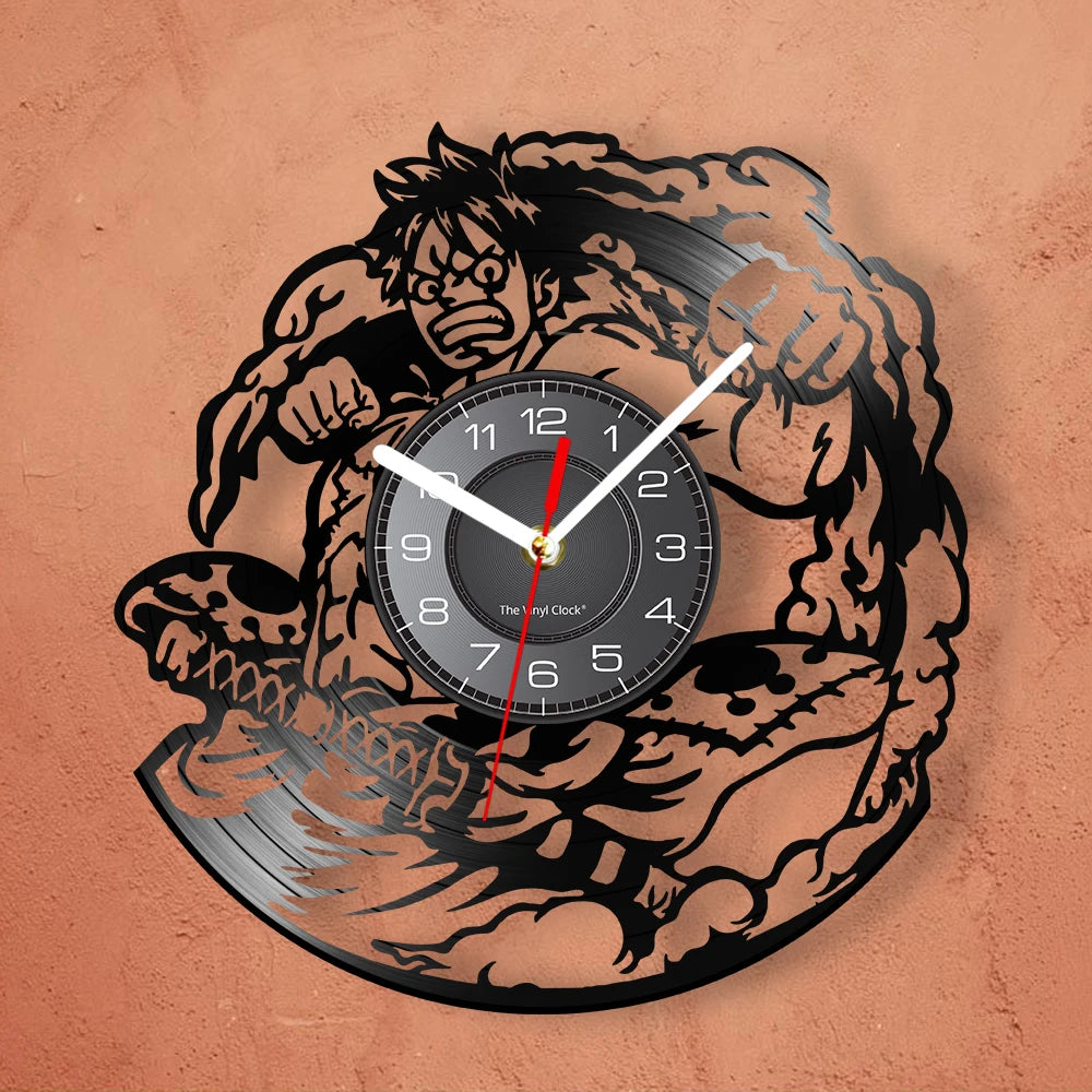 Luffy Vinyl Wall-mounted Clock