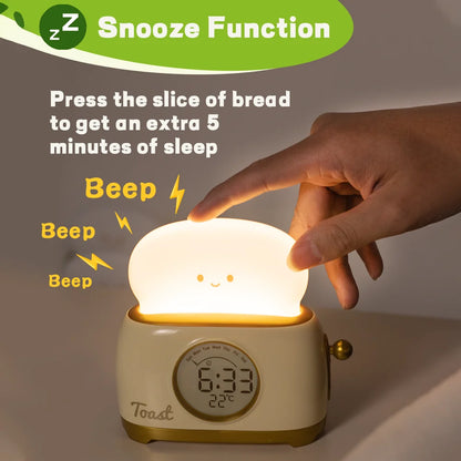 Toaster Bedside Alarm Clock