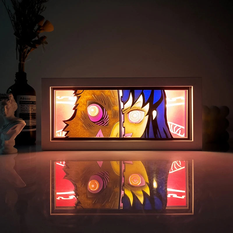 Anime One Piece Series Paper Cut Shadow Box