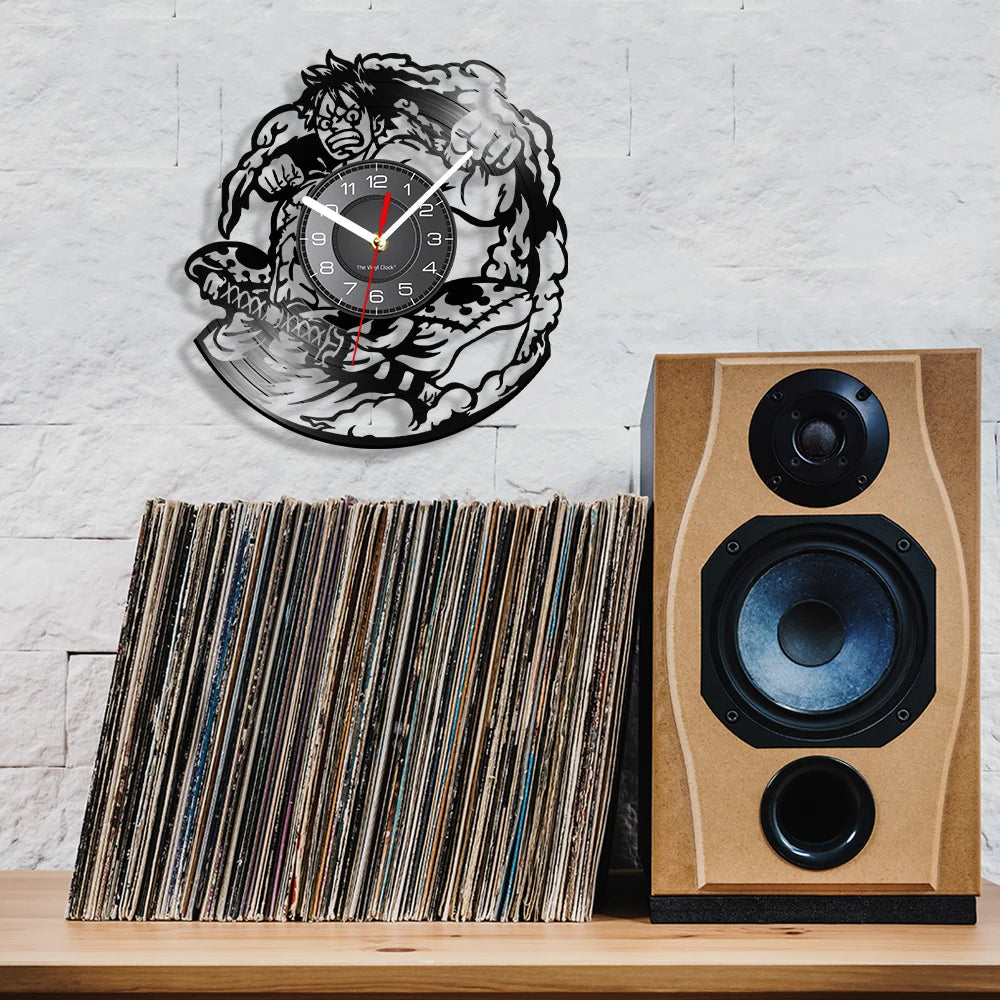 Luffy Vinyl Wall-mounted Clock