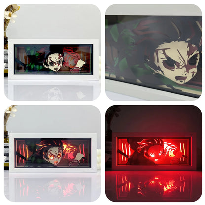 Anime Shadow Box Night Light