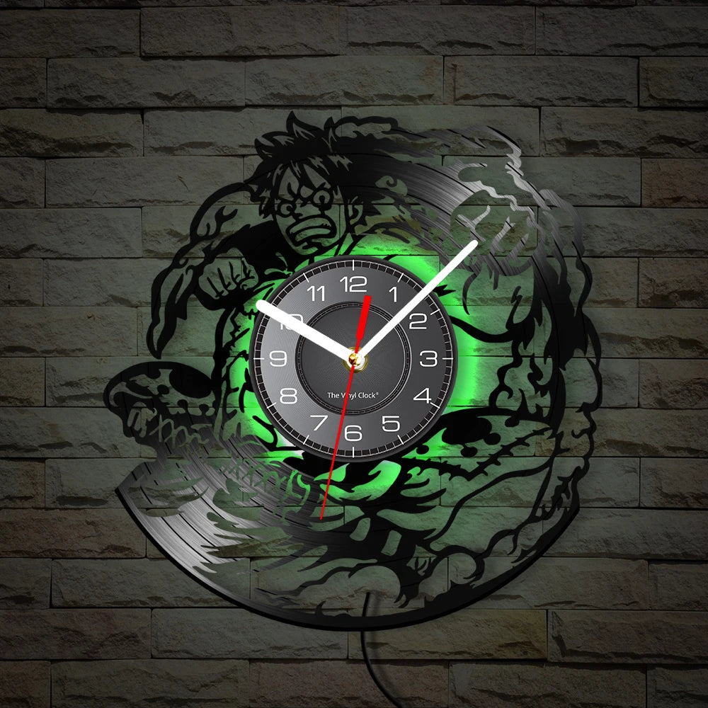Luffy Vinyl Wall-mounted Clock