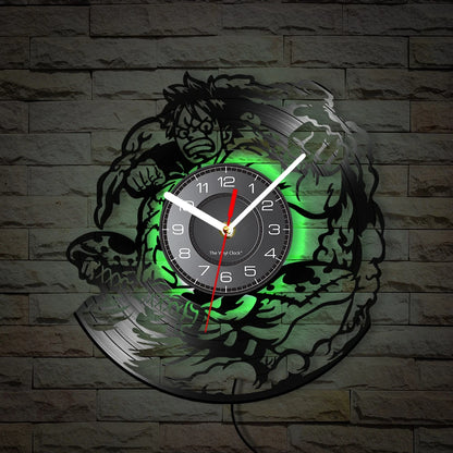 Luffy Vinyl Wall-mounted Clock