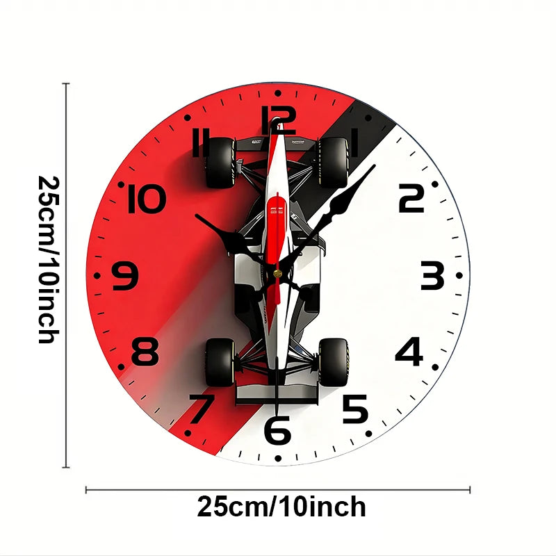 F1 Car Wall Clock