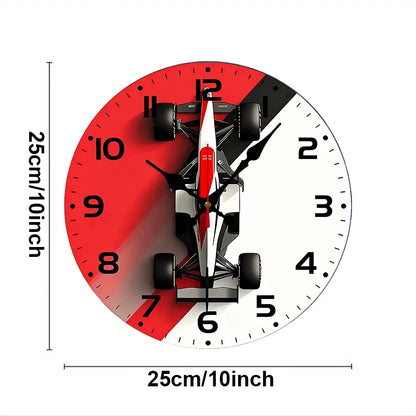 F1 Car Wall Clock