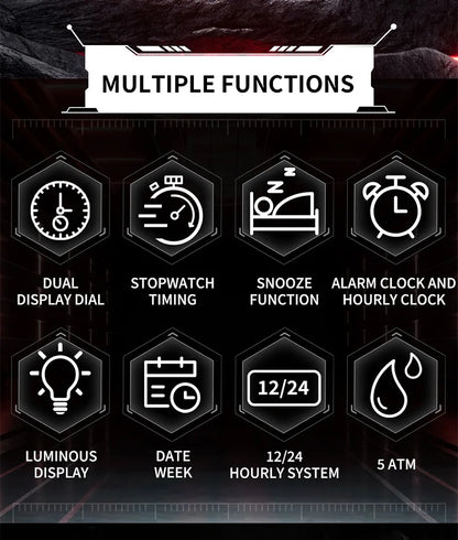 SANDA 6236 Military Led Digital Watch