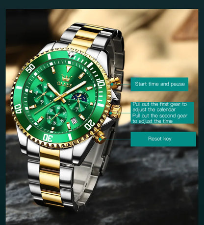 OLEVS 2870 Chronograph Quartz Business Watch