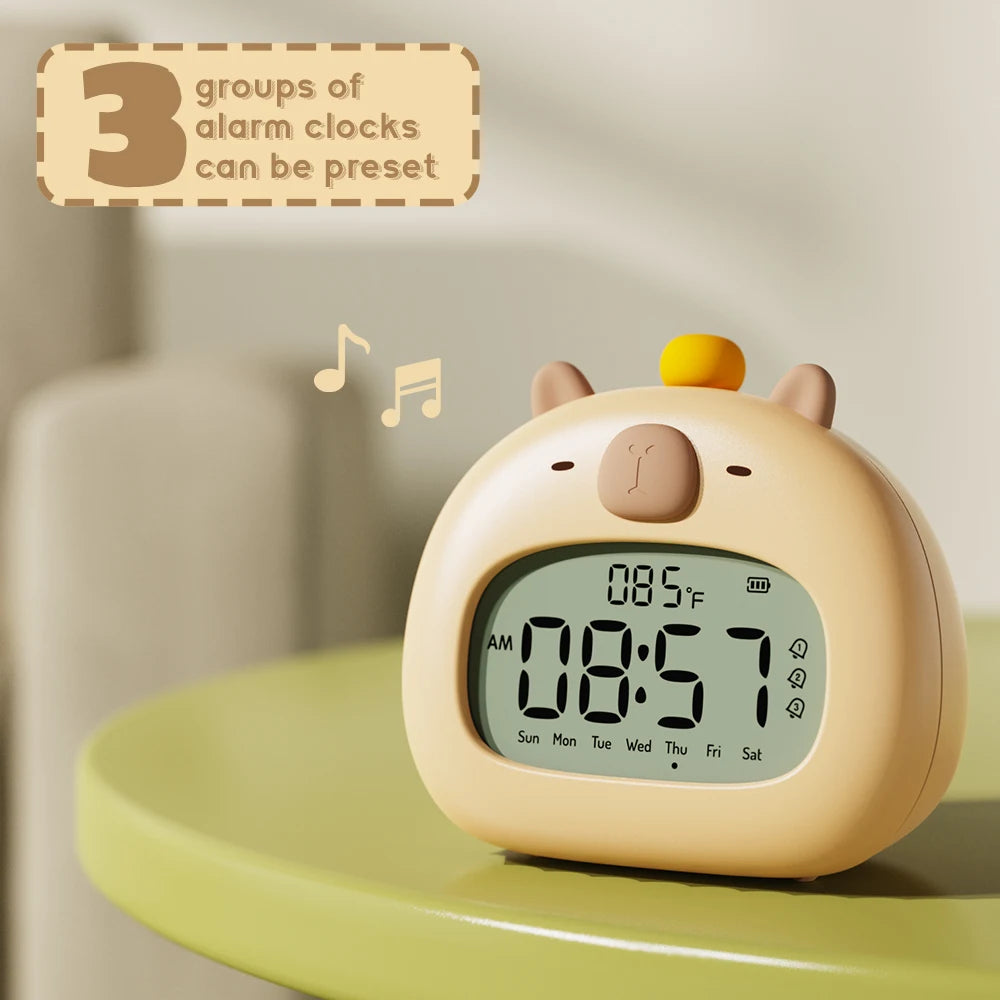 Cute Capybara Bedside Alarm