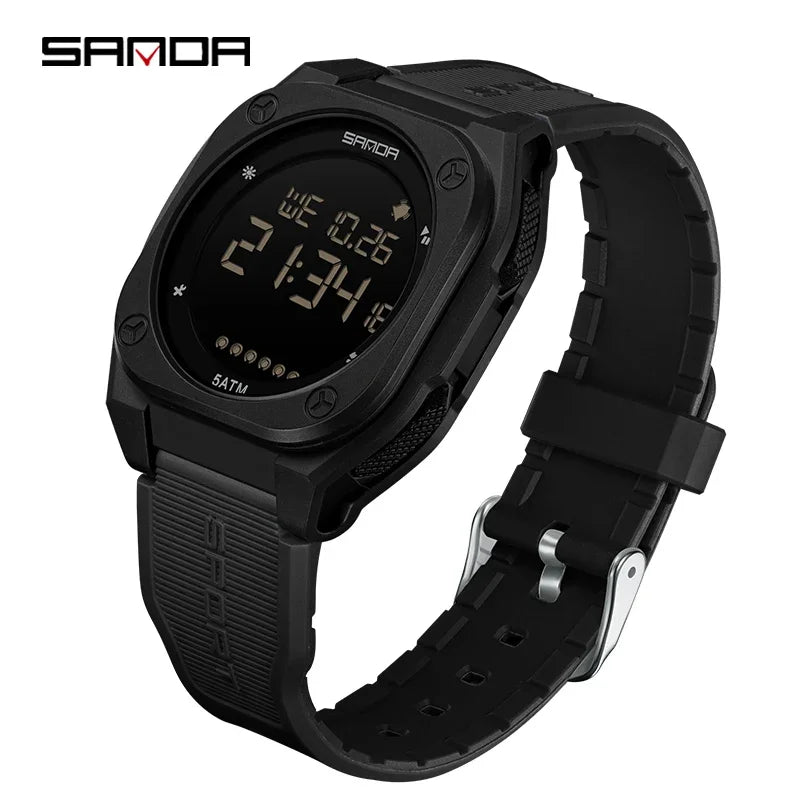 SANDA New Fashion Men Electronic Watch