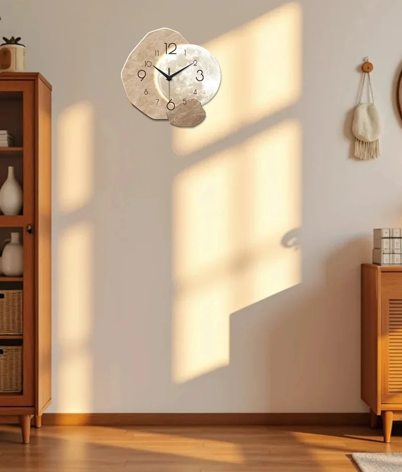 Modern Simple Moon Clock