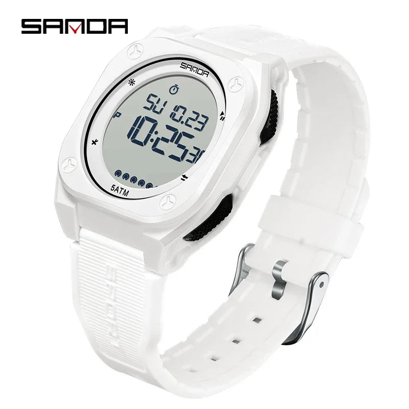 SANDA New Fashion Men Electronic Watch
