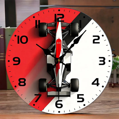 F1 Car Wall Clock