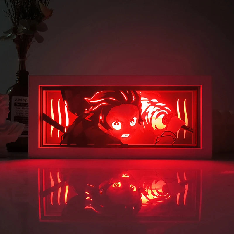 Anime Shadow Box Night Light
