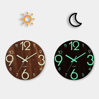 12 Inch Luminous Nordic Clock