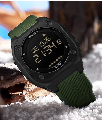 SANDA New Fashion Men Electronic Watch