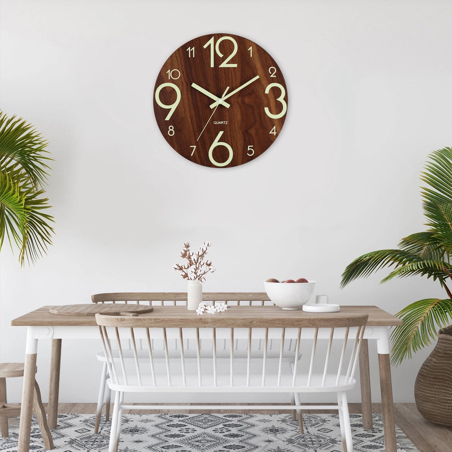 12 Inch Luminous Nordic Clock
