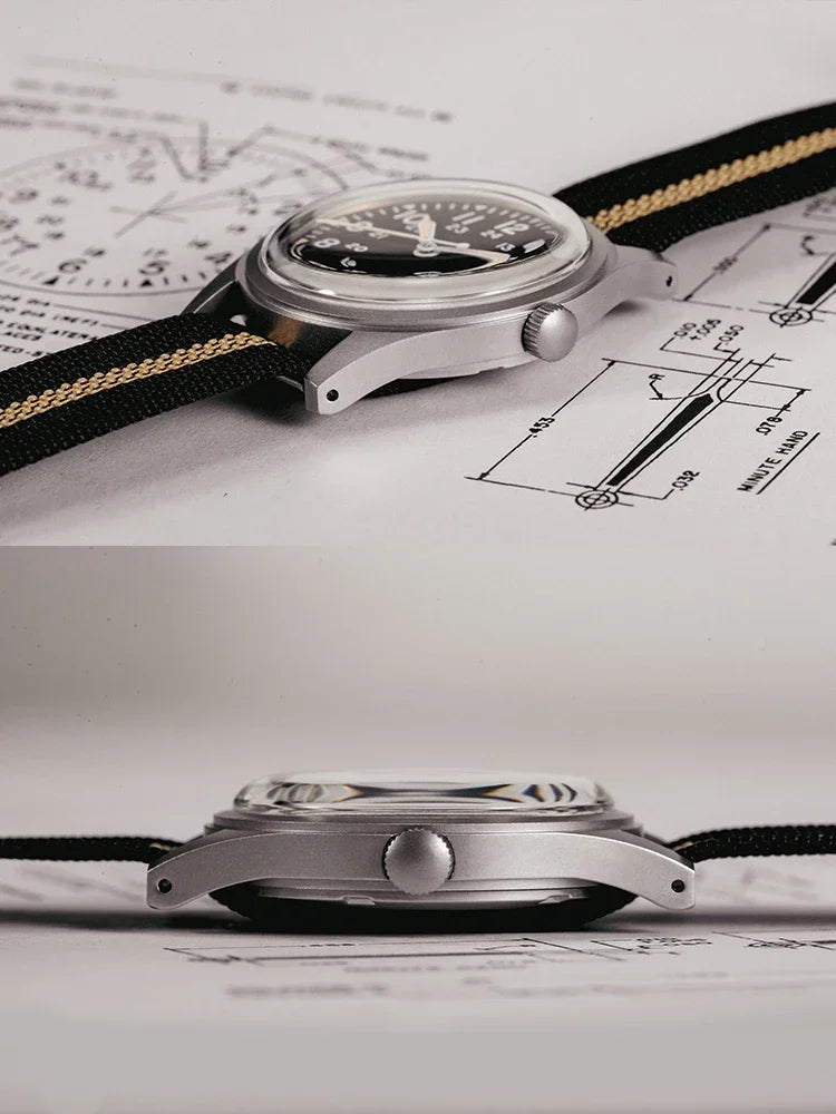 2025 New RDUNAE RA03 34.5mm Military Men Analog Watch