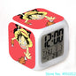 8x8x8cm Anime One Piece LED Alarm