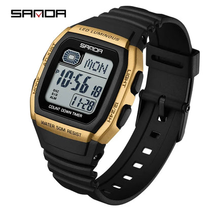 SANDA New Fashion Youth Electronic Watch
