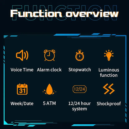 SANDA Fashion Men's Digital Watch