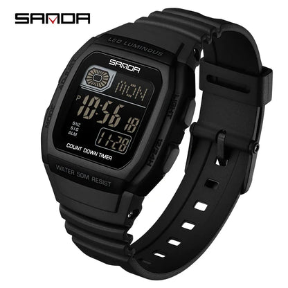 SANDA New Fashion Youth Electronic Watch