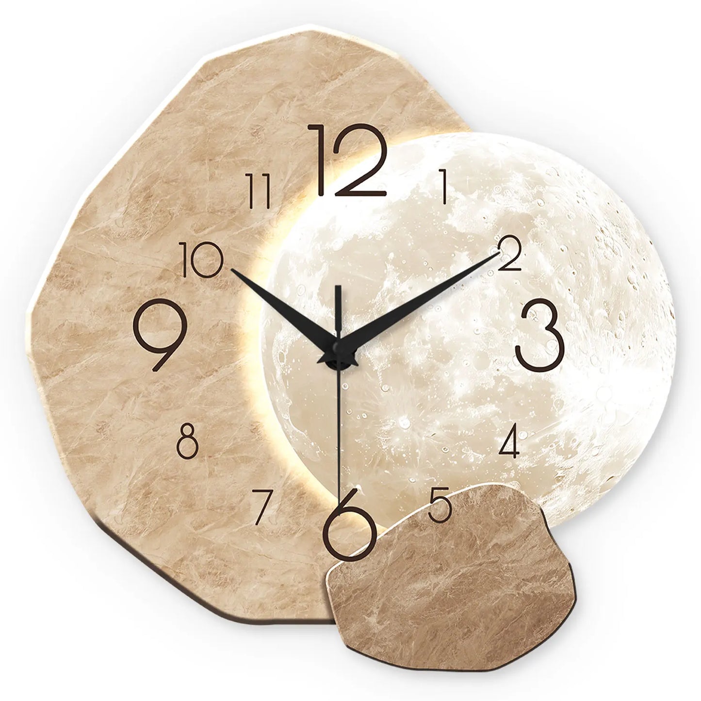 Modern Simple Moon Clock