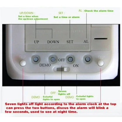 8x8x8cm Anime One Piece LED Alarm