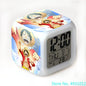 8x8x8cm Anime One Piece LED Alarm