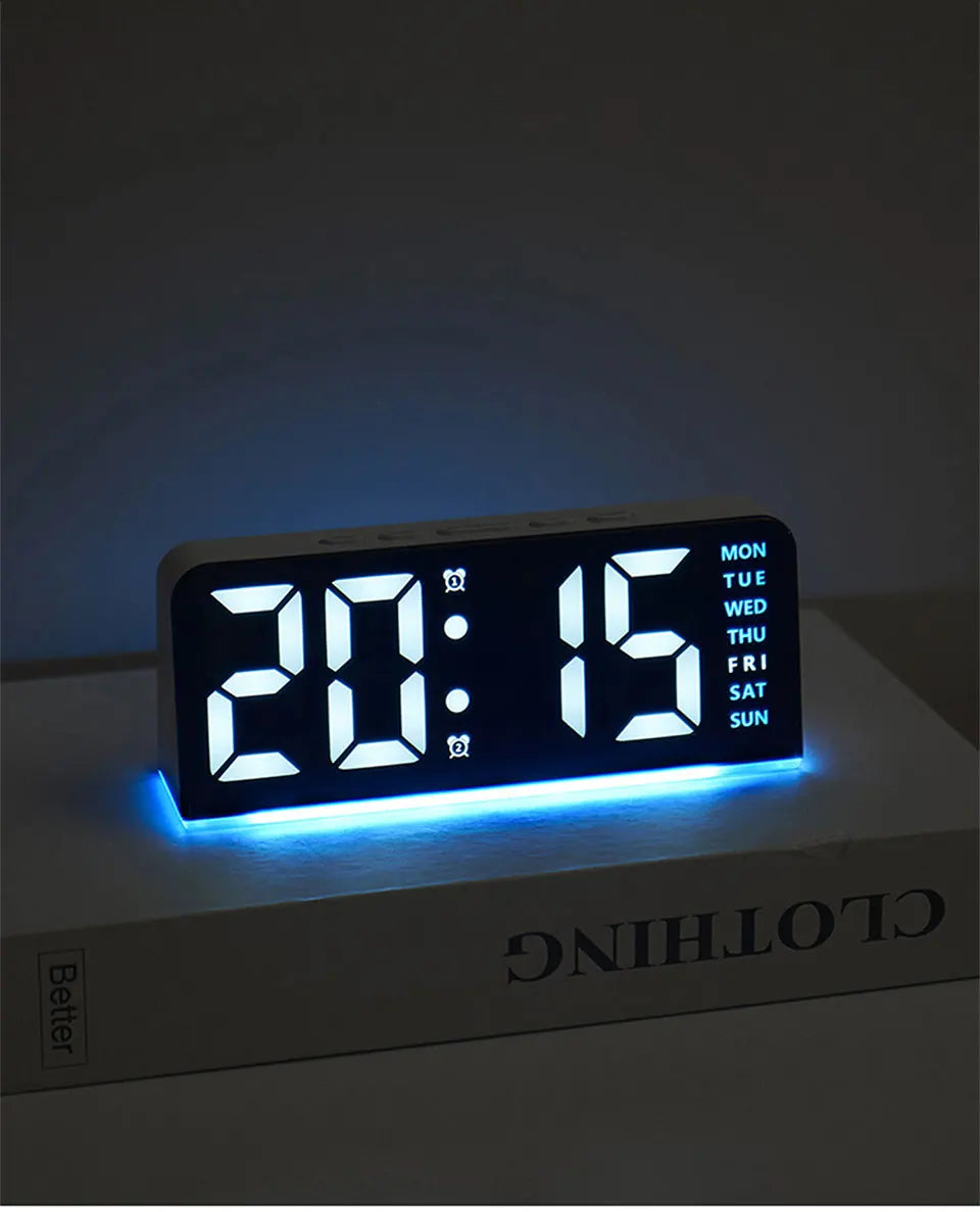 7'' LED Digital Alarm Clock/Night Light