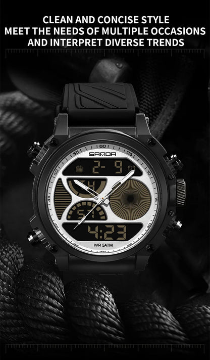 SANDA 6236 Military Led Digital Watch