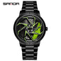SANDA Spinning Car Rim Watch