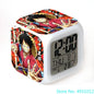 8x8x8cm Anime One Piece LED Alarm