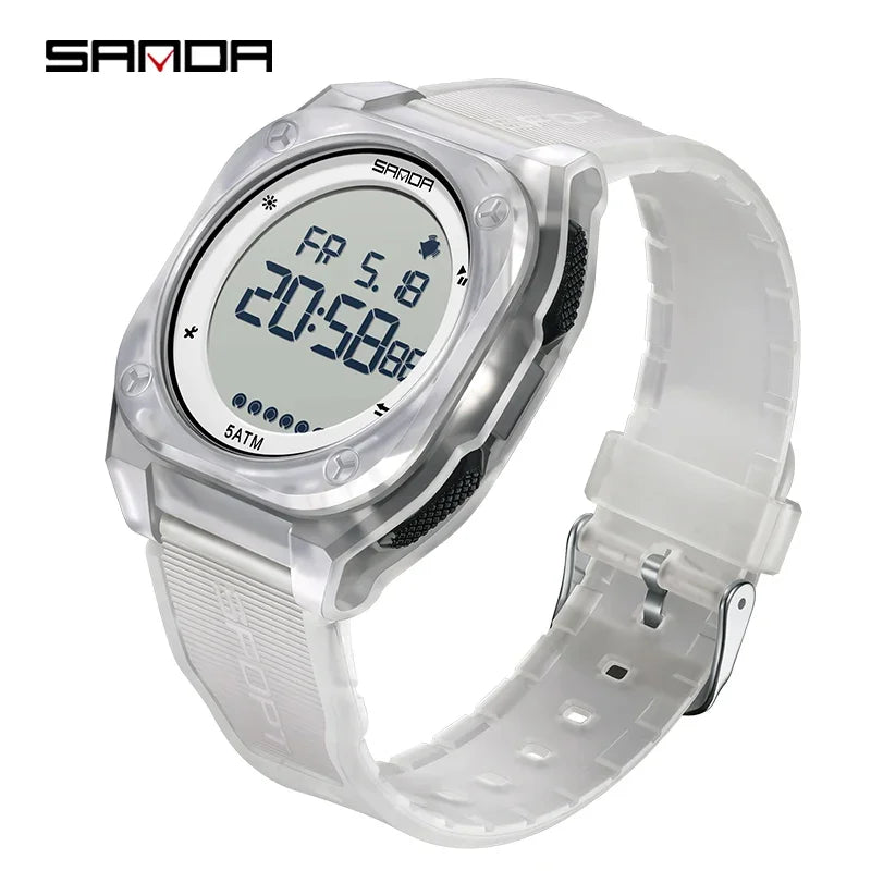SANDA New Fashion Men Electronic Watch
