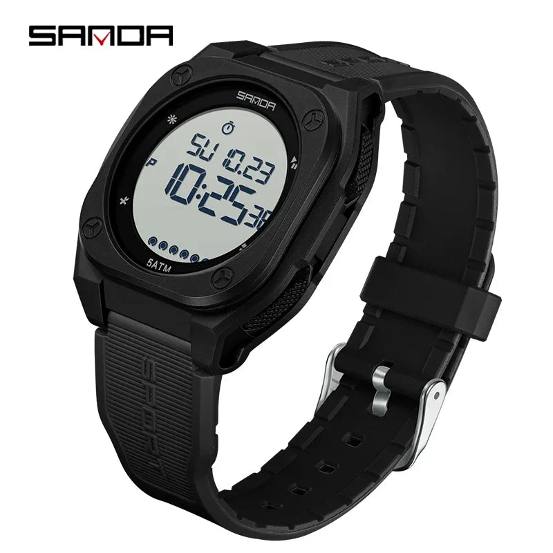 SANDA New Fashion Men Electronic Watch
