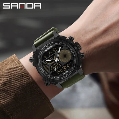 SANDA 6236 Military Led Digital Watch