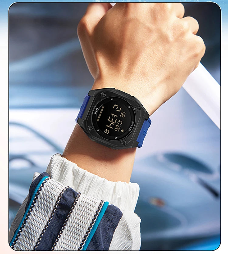 SANDA New Fashion Men Electronic Watch