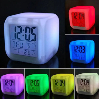 8x8x8cm Anime One Piece LED Alarm