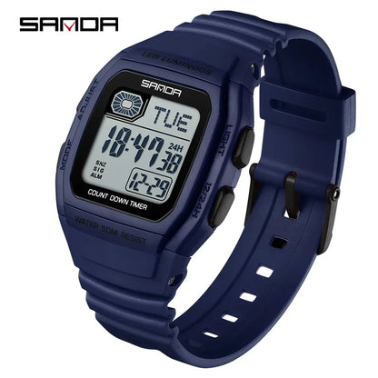 SANDA New Fashion Youth Electronic Watch