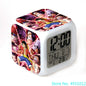 8x8x8cm Anime One Piece LED Alarm