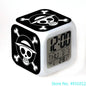 8x8x8cm Anime One Piece LED Alarm
