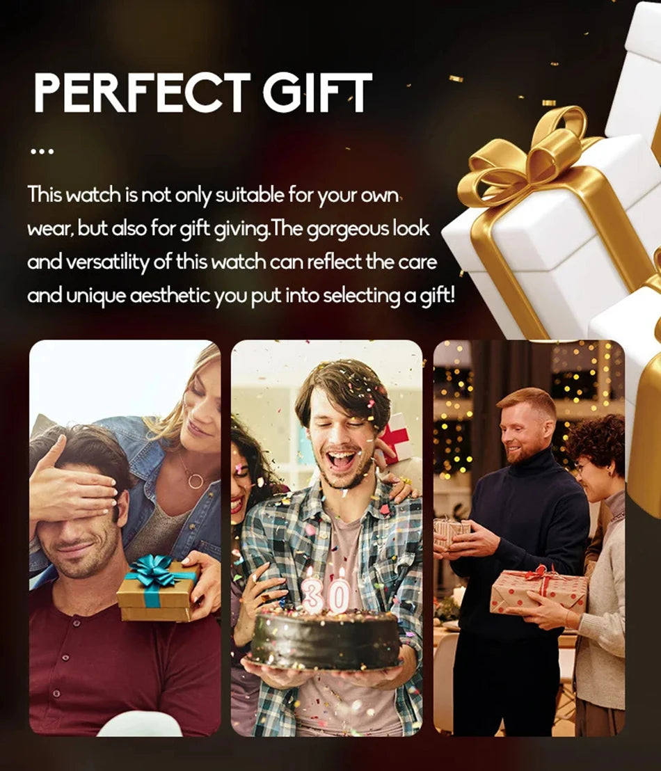 LIGE Sunkta Ultra Thin Watches for Retro Business