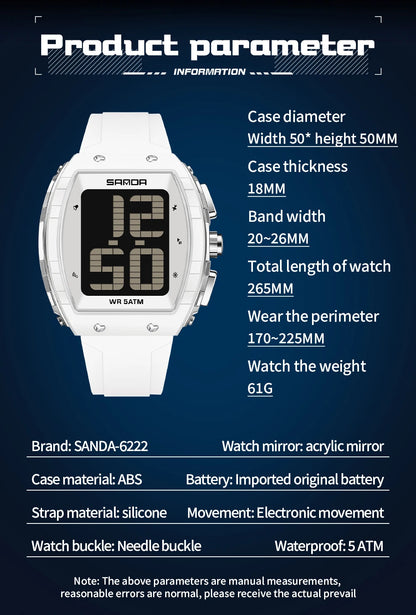 SANDA Fashion Men's Digital Watch